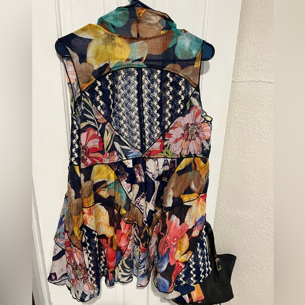 Soft Surroundings Patchwork Vest - Picture 4 of 5